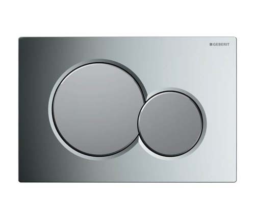 Geberit Sigma01 Flush Plate - Gloss Chrome / Matt Chrome [115770KA5]