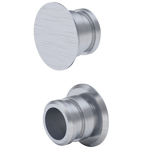 Geberit Set of fixing bolts for side cladding - brushed aluminium [131112TA1]