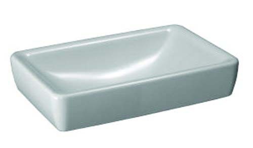Laufen Pro S Basin with Ground Base 60 x 40cm without overflow No tap hole - White [16952WH]