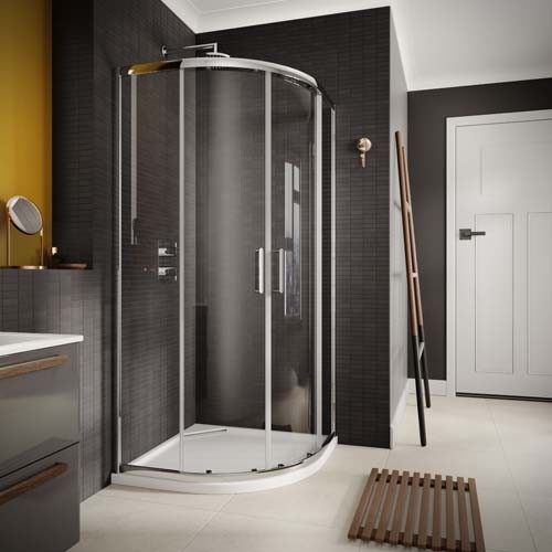 Sommer 6 SOS02 Double Door Quadrant Shower Enclosure 900mm Chrome Frame