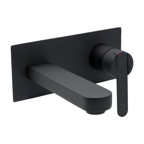 Pegler Strata Matt Black Wall Mounted Bath Filler [4K6017]