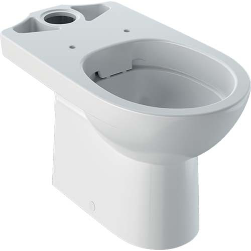 Geberit Selnova Rimless Floorstanding Pan - White - For Close Coupled Exposed Cistern 6/4 or 5/3 Litre [500285016] - (WC pan only)