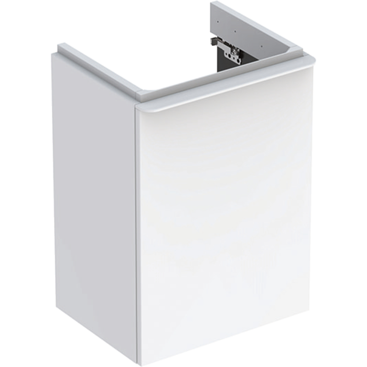 Geberit 500350001 Smyle Square 450mm Right Hand Door Vanity Unit - White