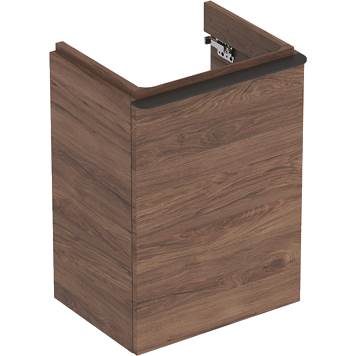 Geberit 500351JR1 Smyle Square 450mm Left Hand Door Vanity Unit - Hickory