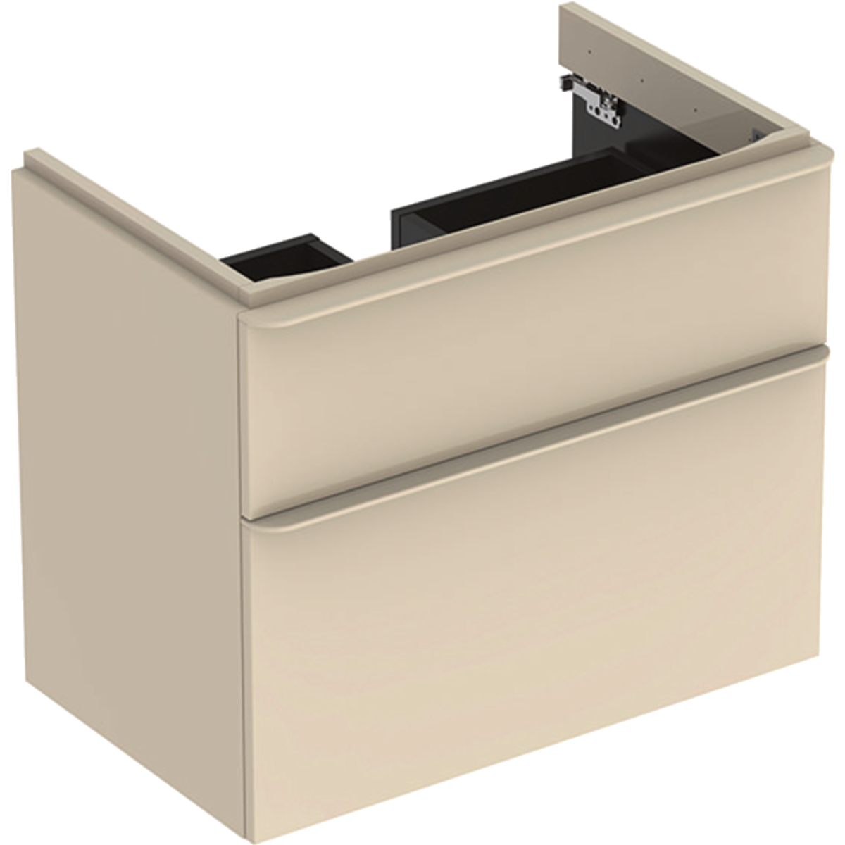 Geberit 500353JL1 Smyle Square 750mm Vanity Unit & Two Drawers - Sand