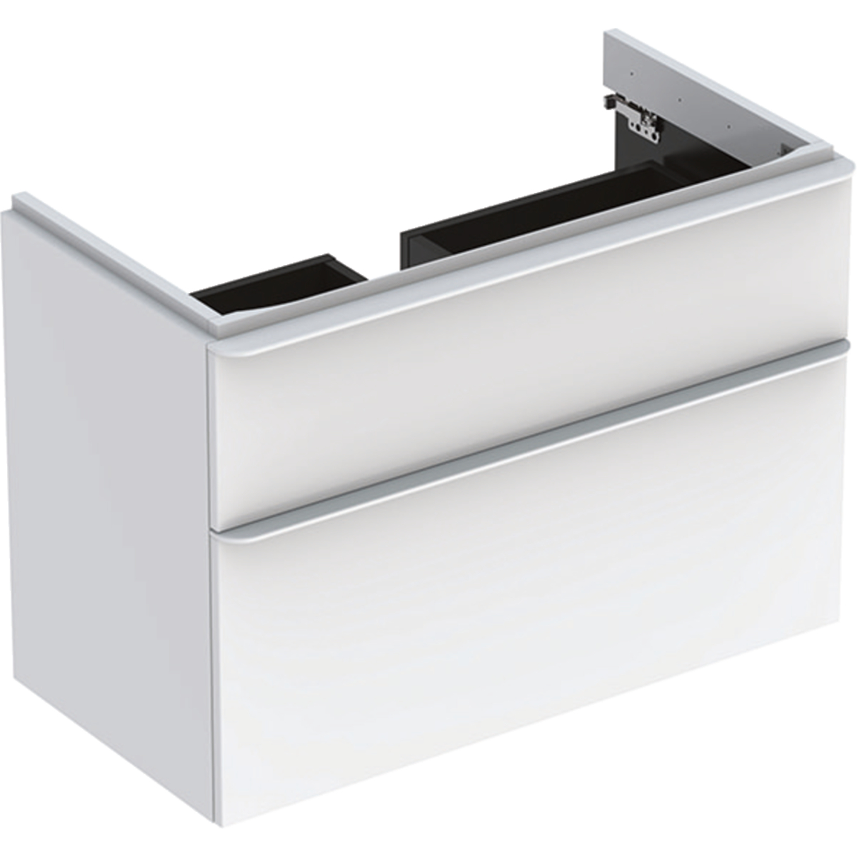 Geberit 500354001 Smyle Square 900mm Vanity Unit & Two Drawers - White