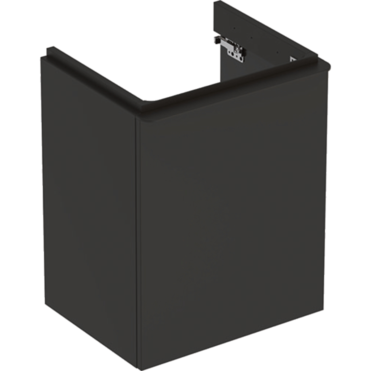 Geberit 500363JK1 Smyle Square 500mm Right Hand Door Vanity Unit - Lava