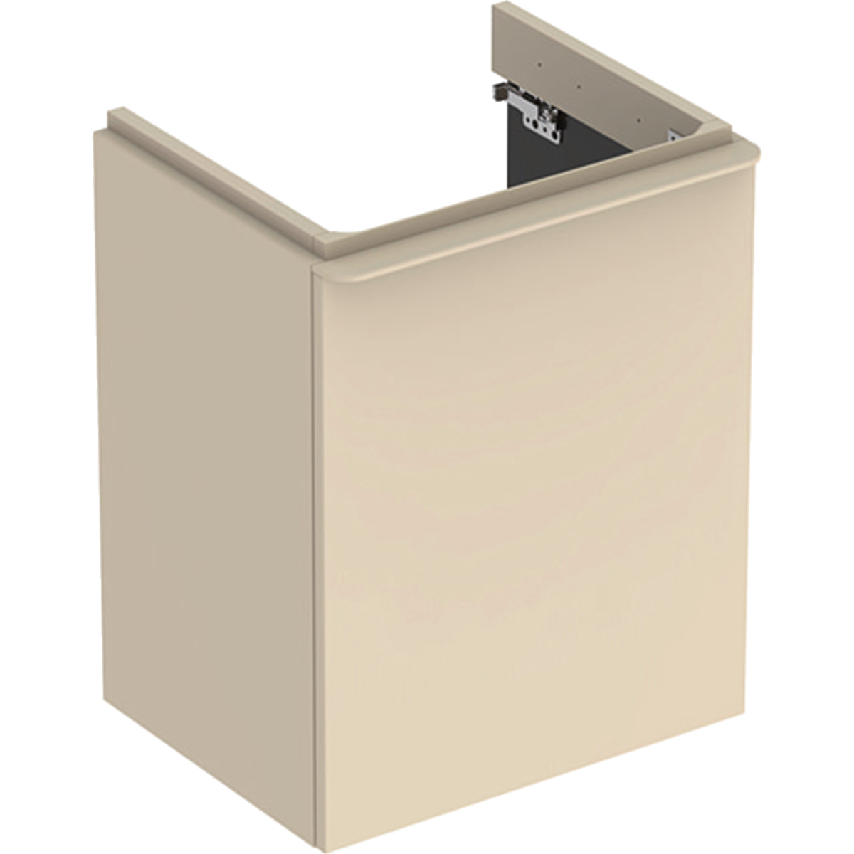 Geberit 500363JL1 Smyle Square 500mm Right Hand Door Vanity Unit - Sand