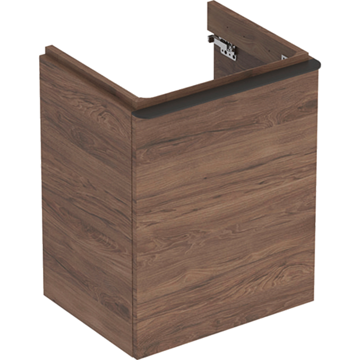 Geberit 500364JR1 Smyle Square 500mm Left Hand Door Vanity Unit - Hickory