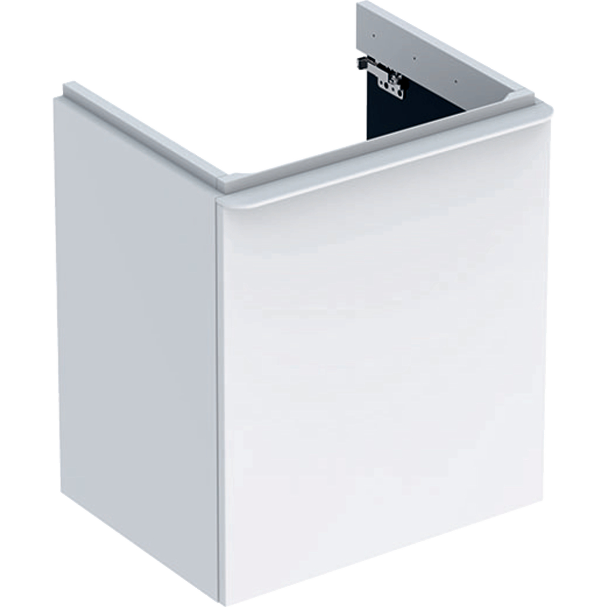 Geberit 500366001 Smyle Square 550mm Left Hand Door Vanity Unit - White