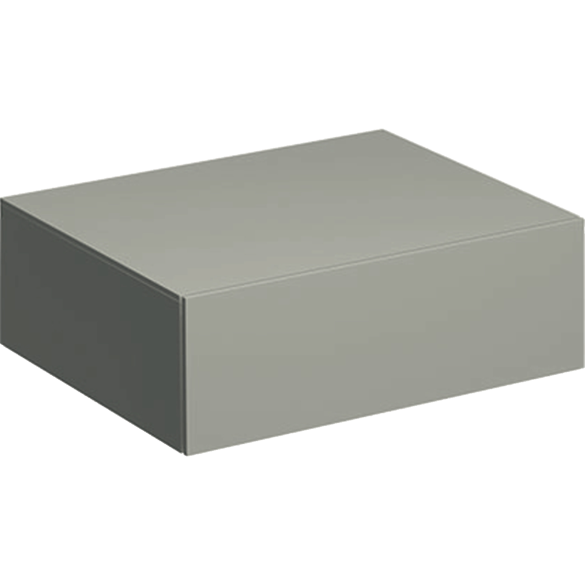 Geberit 500507001 Xeno2 580mm Side Cabinet with One Drawer - Grey