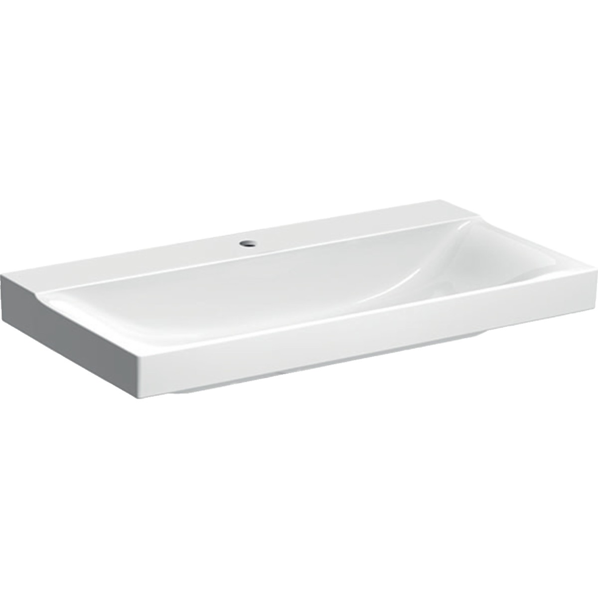 Geberit Xeno2 Basin 90cm One tap hole - White [500531011]