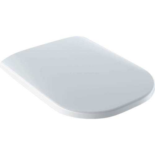 Geberit Smyle Soft Close Square Toilet Seat - White [500980011]