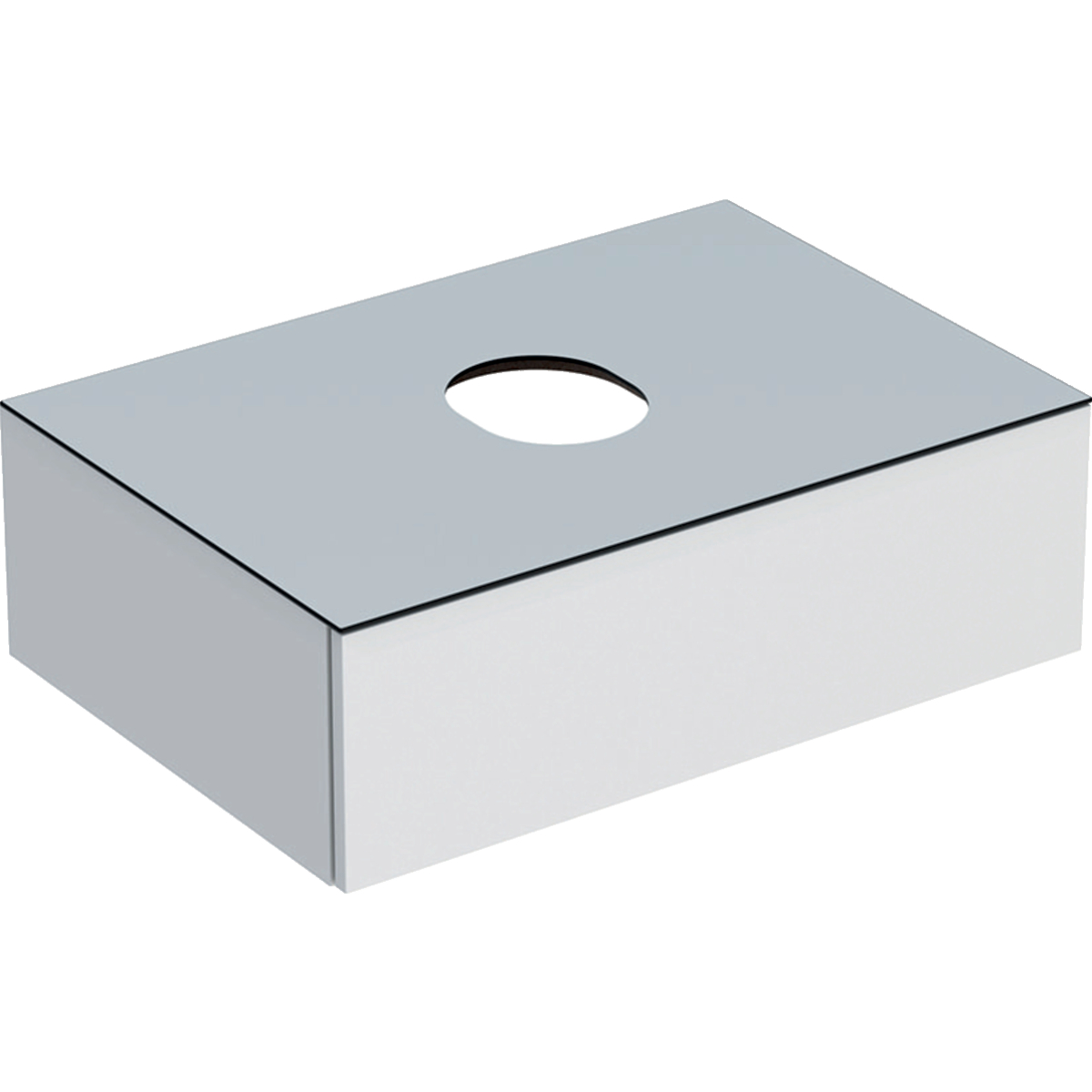 Geberit 501159001 Variform 750mm Cabinet for Lay-on Basin & One Drawer - White