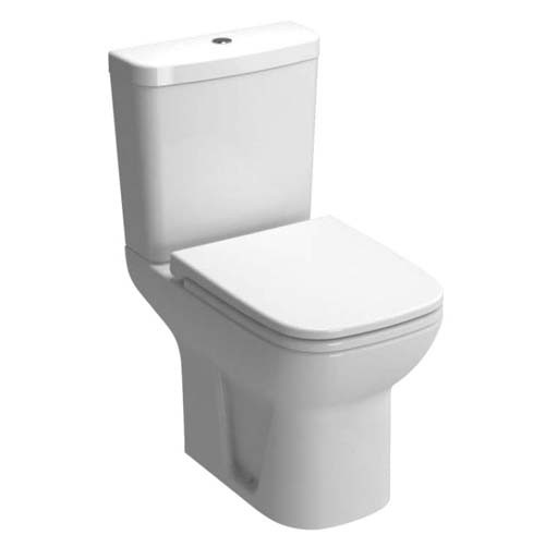 Vitra S20 Pan - Open Back - White [5513WH] - (WC pan only - Cistern and Seat Not Included)