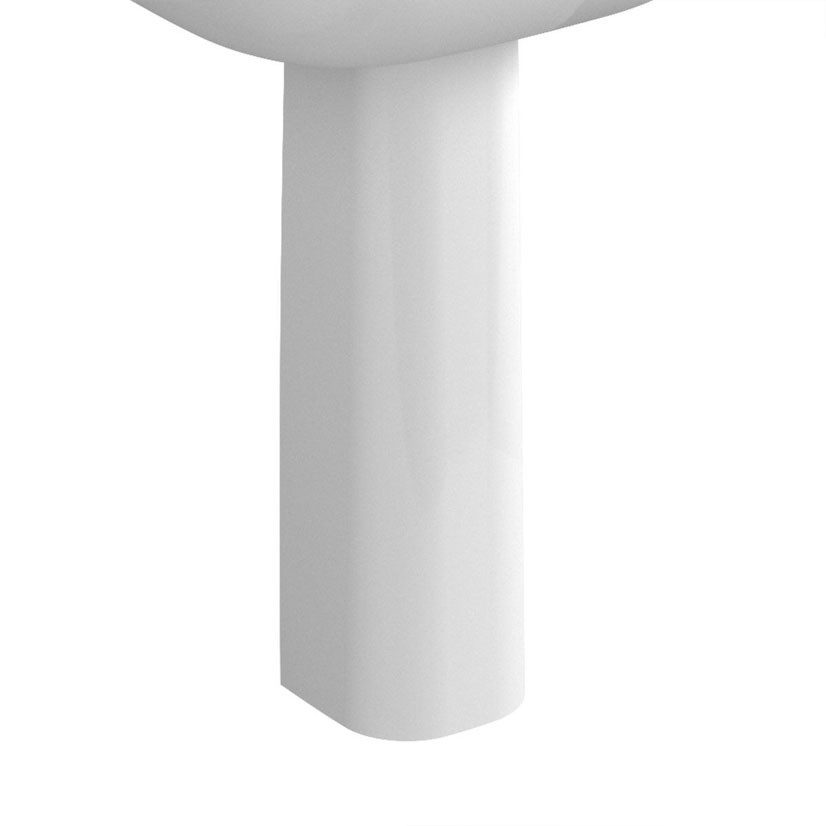 Vitra S20 Pedestal - White [5529WH] - (Pedestal only - Basin NOT Included)