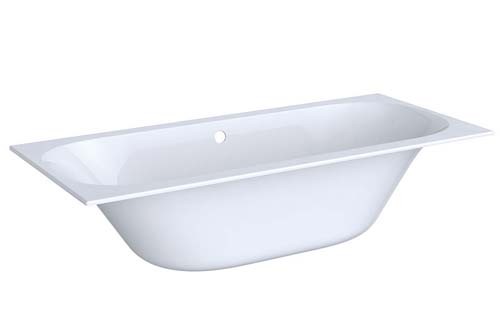 Geberit 554005011 Soana Rectangular Double Ended Bath 1900 x 900mm - White