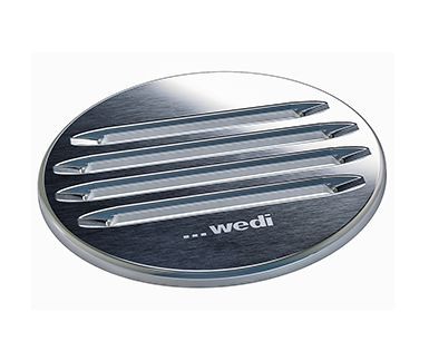 Wedi 676800038 Fino 2.2 Circular Drain Grate Stainless Steel Grid (Circular Drain Grate Only)