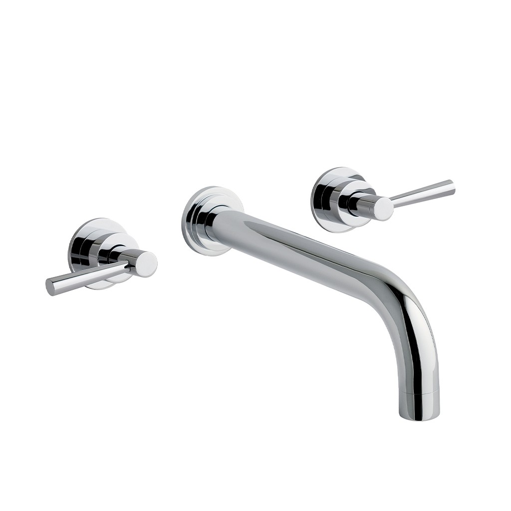 Eastbrook 79.0038 Prado Lever 3 Hole Wall Mounted Bath Filler Chrome