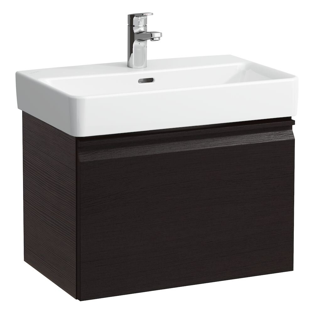 Laufen 830310954231 Pro S Vanity Unit for Compact Basin - 1x Drawer 372x550x397mm Wenge (Vanity Unit Only - Basin NOT Included)