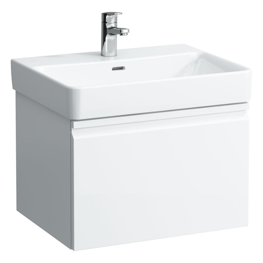 Laufen 833720964801 Pro S Vanity Unit - 1x Drawer & Interior Drawer 390x450x570mm Graphite (Vanity Unit Only - Basin NOT Included)