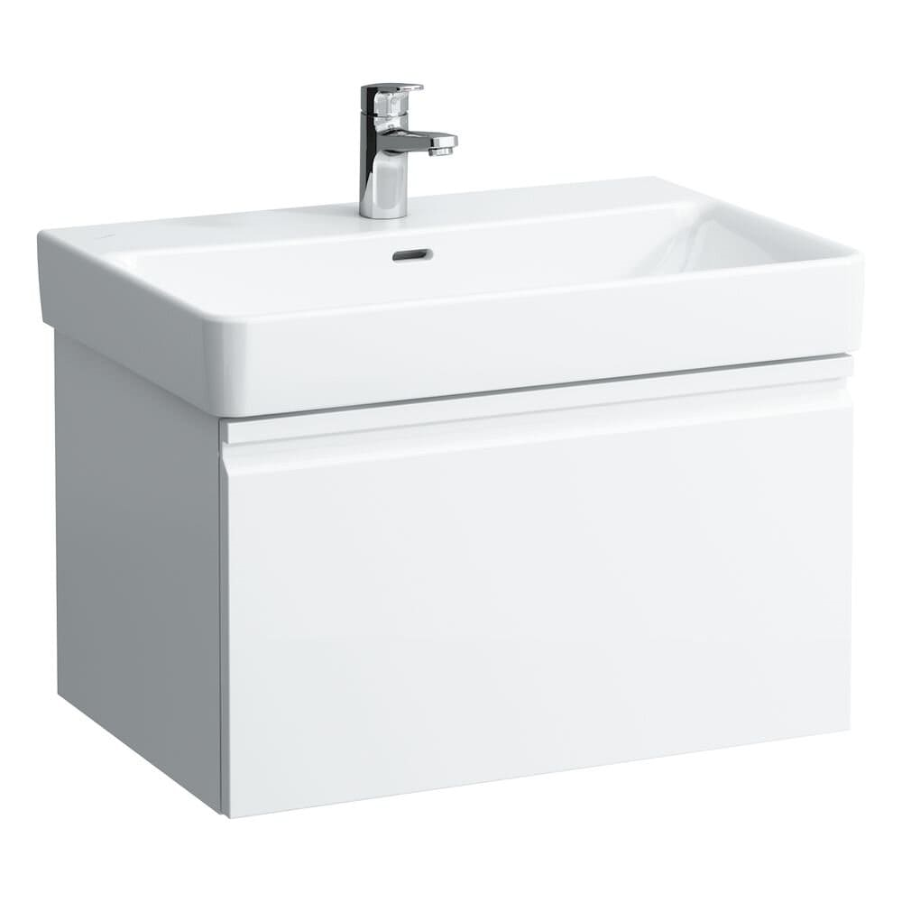 Laufen 834520964751 Pro S Vanity Unit - 1x Drawer & Interior Drawer 390x450x615mm Gloss White (Vanity Unit Only - Basin NOT Included)
