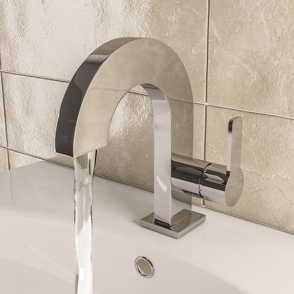 Eastbrook 93.0022 Hayle Basin Mono (including waste) Chrome