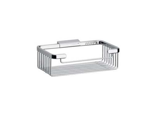 Inda Hotellerie Deep Soap Basket 20 x 7h x 13cm - Chrome [A0451HCR]