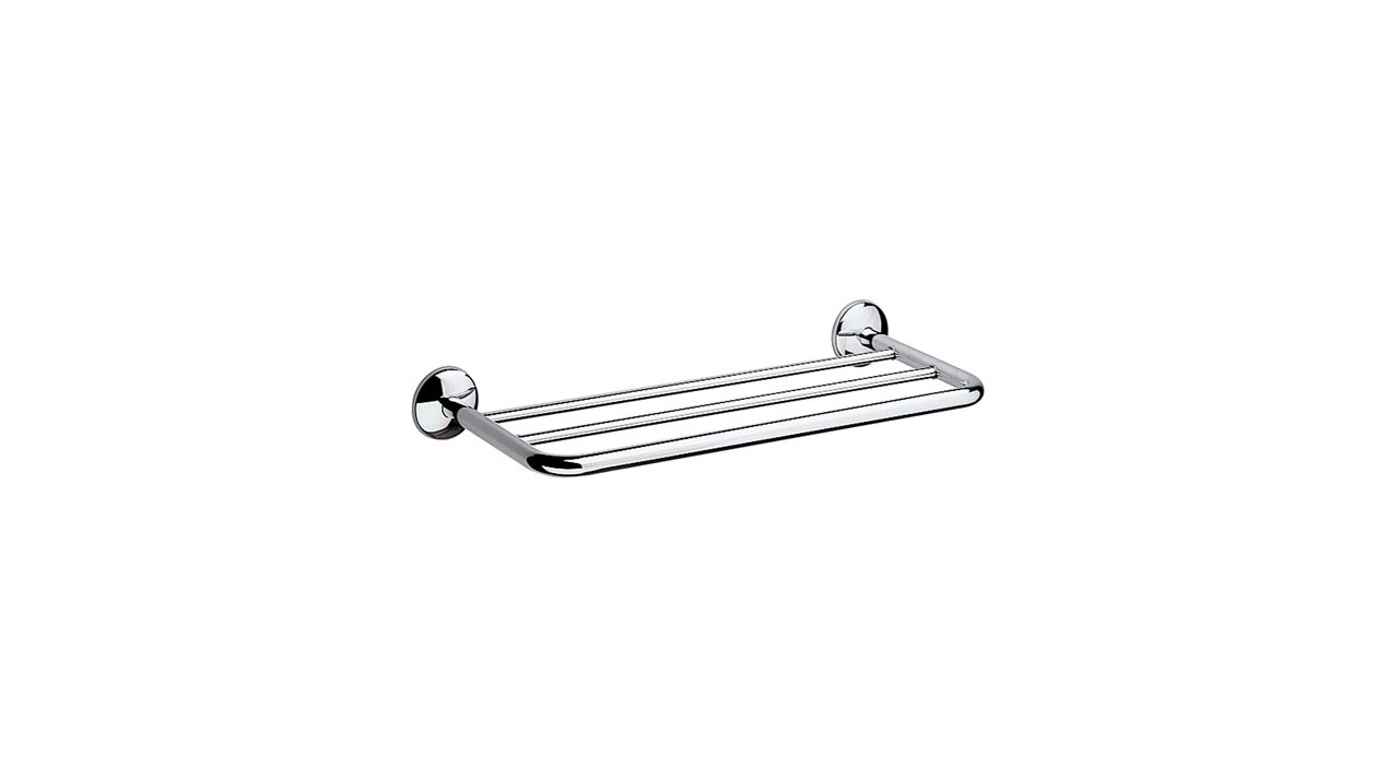 Inda Hotellerie Towel Rack 57 x 7h x 22cm - Chrome [A04680CR]