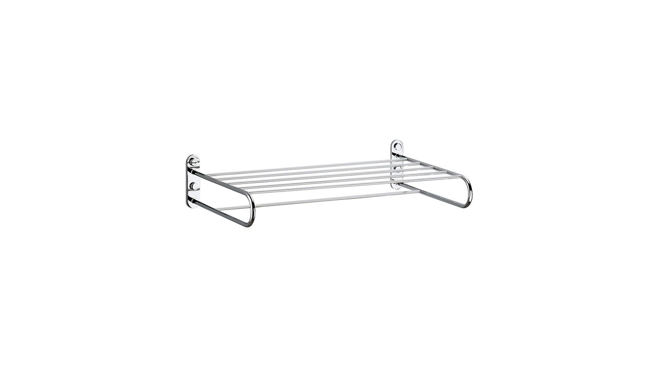 Inda Hotellerie Towel Rack 53 x 9h x 28cm - Chrome [A0470FCR]