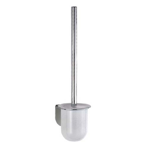 Inda Hotellerie Toilet Brush and Holder 10 x 38h x 12cm - Chrome [A05140CR]