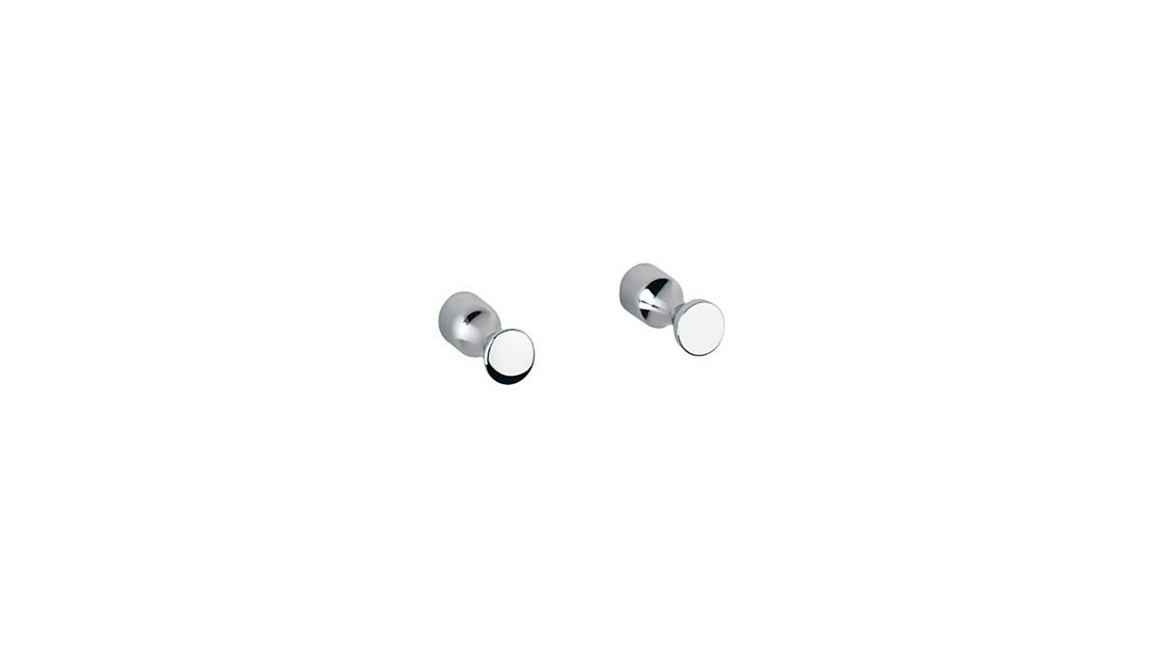 Inda Hotellerie Robe Hook 5 x 7h x 5cm - Chrome [A05620CR003]