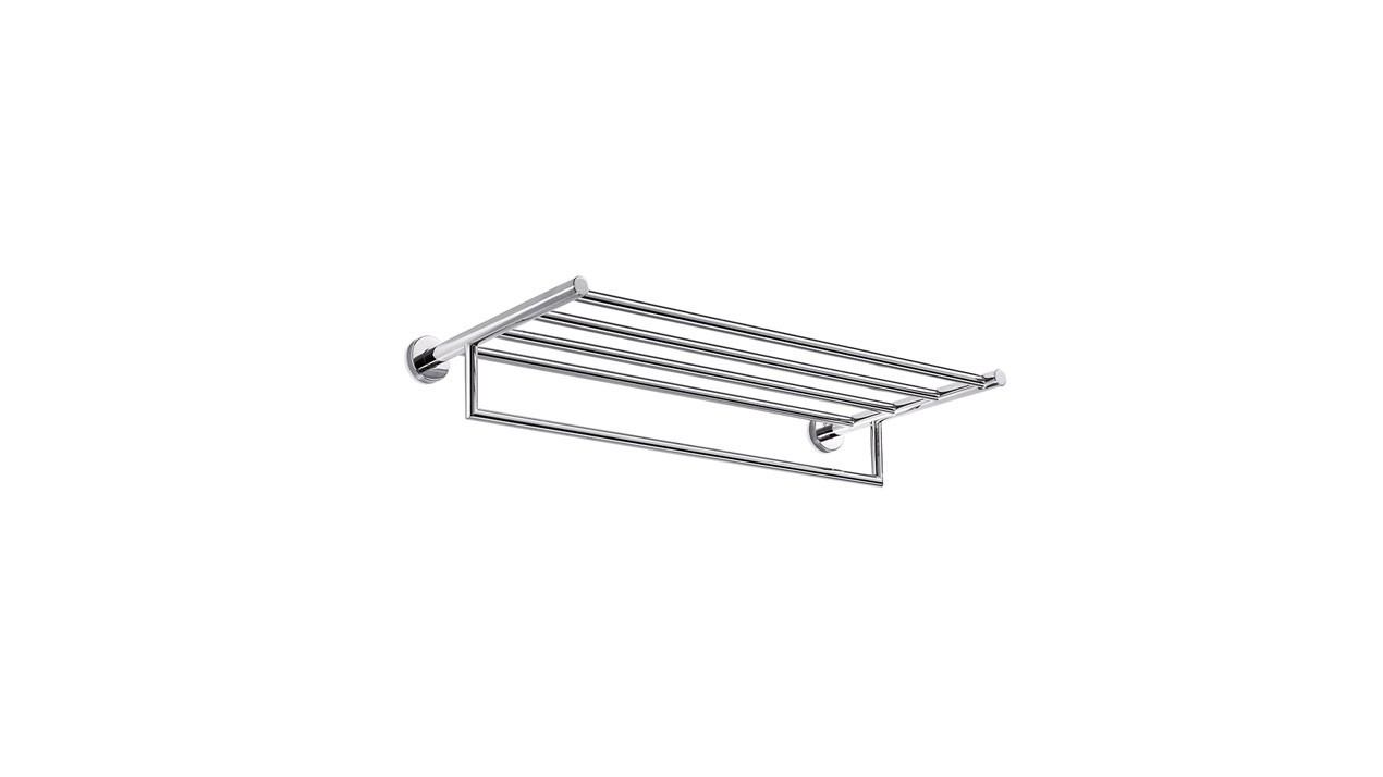 Inda Gealuna Towel Rack 65 x 12 x 29cm - Chrome [A10680CR]