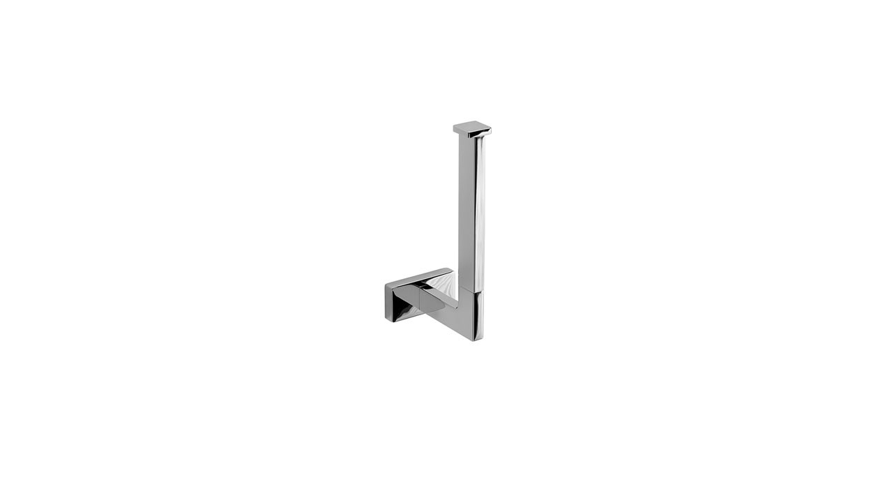 Inda Lea Spare Toilet Roll Holder 7 x 14h x 7cm - Chrome [A18280CR]