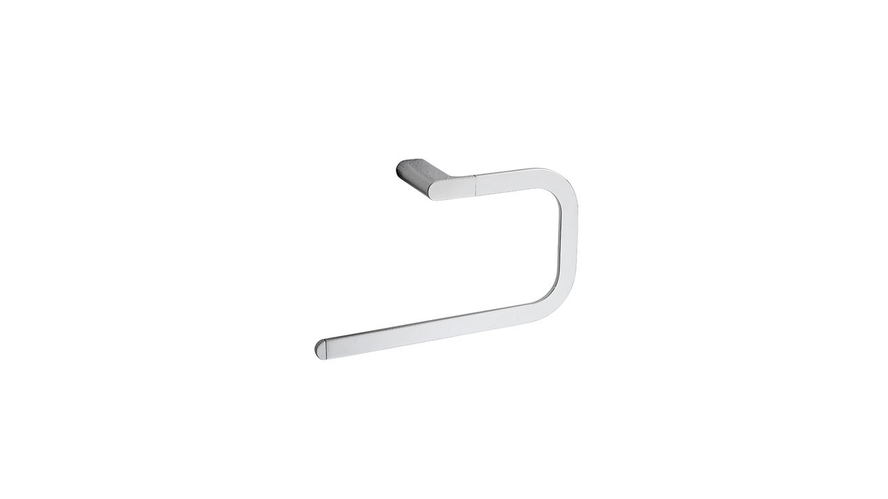 Inda Mito Towel Ring 28 x 16h x 8cm - Chrome [A20160CR]