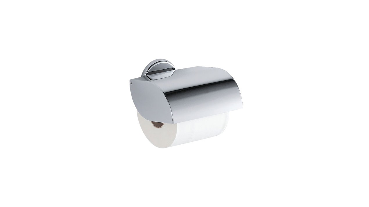 Inda Colorella Toilet Roll Holder 13 x 12h x 10cm - Chrome [A23270CR]