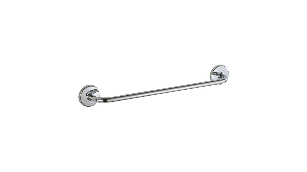 Inda Colorella Towel Rail 37 x 7h x 8cm - Chrome [A2390ACR]