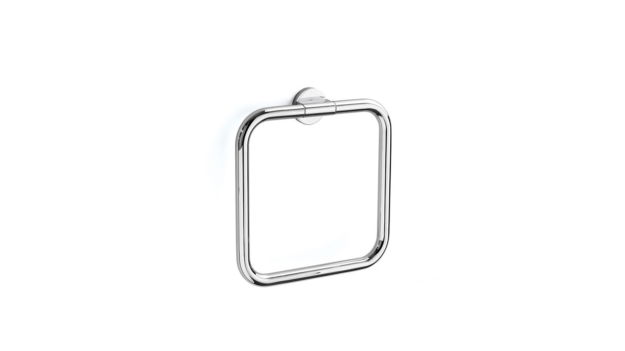 Inda One Towel Ring 22 x 23h x 3cm - Chrome [A2416ACR]