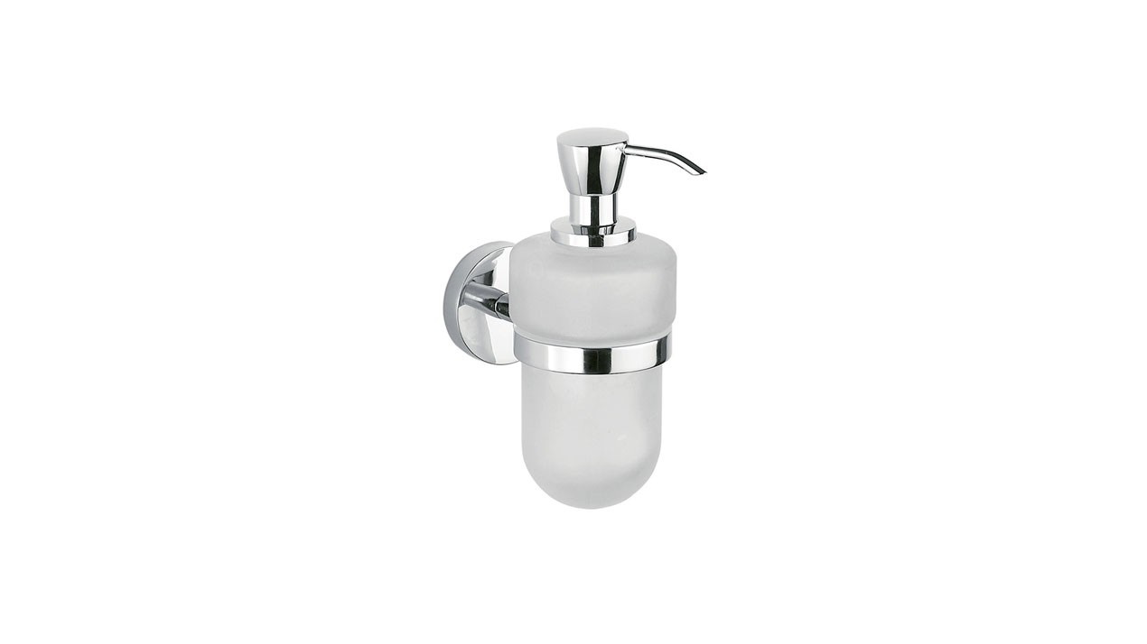 Inda Forum Liquid Soap Dispenser 7 x 17h x 13cm - Chrome [A36120CR21]