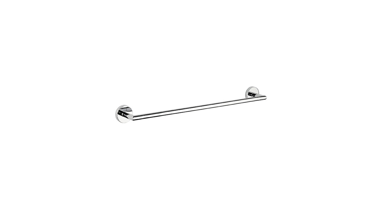 Inda Storm Towel Rail: 52 x 6h x 8cm - Chrome [A0718BCR]