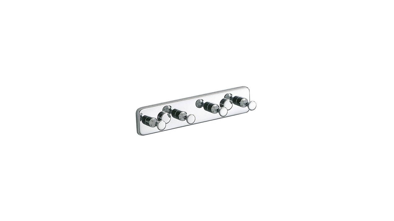 Inda Hotellerie Robe Hook 19 x 4h x 4cm - Chrome [A38240CR]