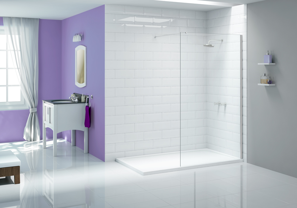 MERLYN A0417C0 Ionic Wetroom - Vertical Post 3000mm