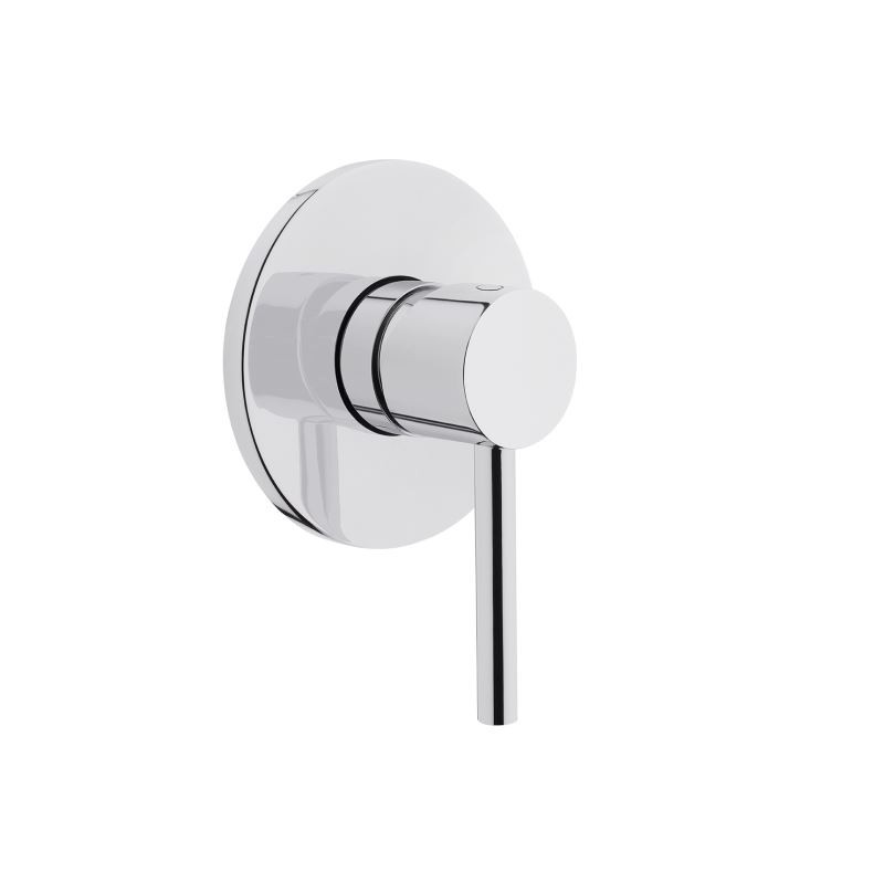VitrA 41457 Trim Only for Built-in Stop Valve Chrome [Concealed Valve NOT Included]