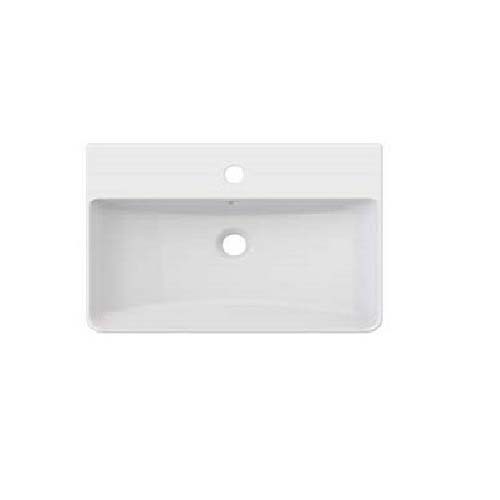 The White Space Americana Basin 585 x 410mm. One tap hole - White [AMB60]