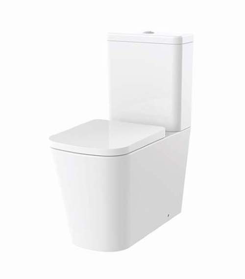 The White Space Anon Soft Close Seat - White [ANW10] (Cistern & WC Pan NOT Included)