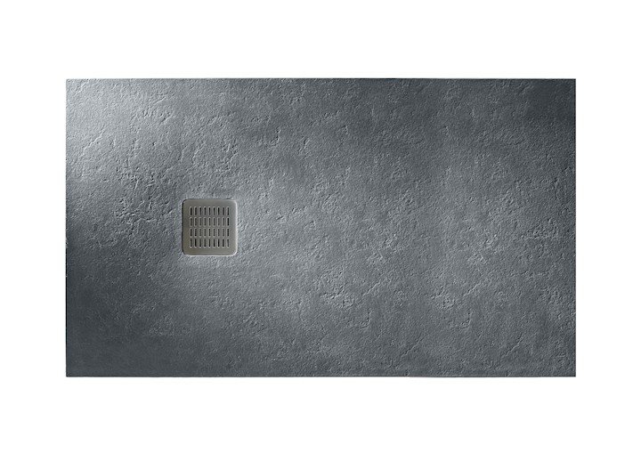 Roca Terran Stonex Rectangular Super Slim Shower Tray 1000x700mm (26mm Height) Charcoal [AP1013E82BC01200]