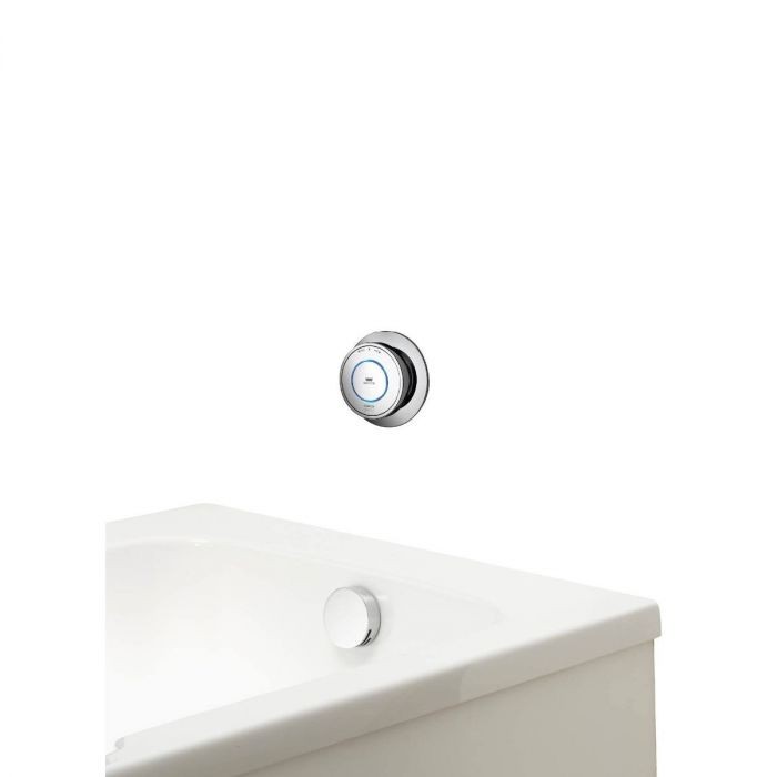Aqualisa QZD.A2.BTX.20 Quartz Classic Smart Bath Filler with Digital Control (Gravity Pumped)