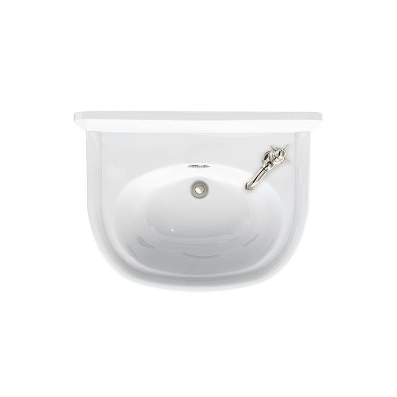 Burlington ARC5001THRH Arcade Cloakroom Basin 500 x 400mm 1 Right Hand Taphole (Brassware NOT Included)