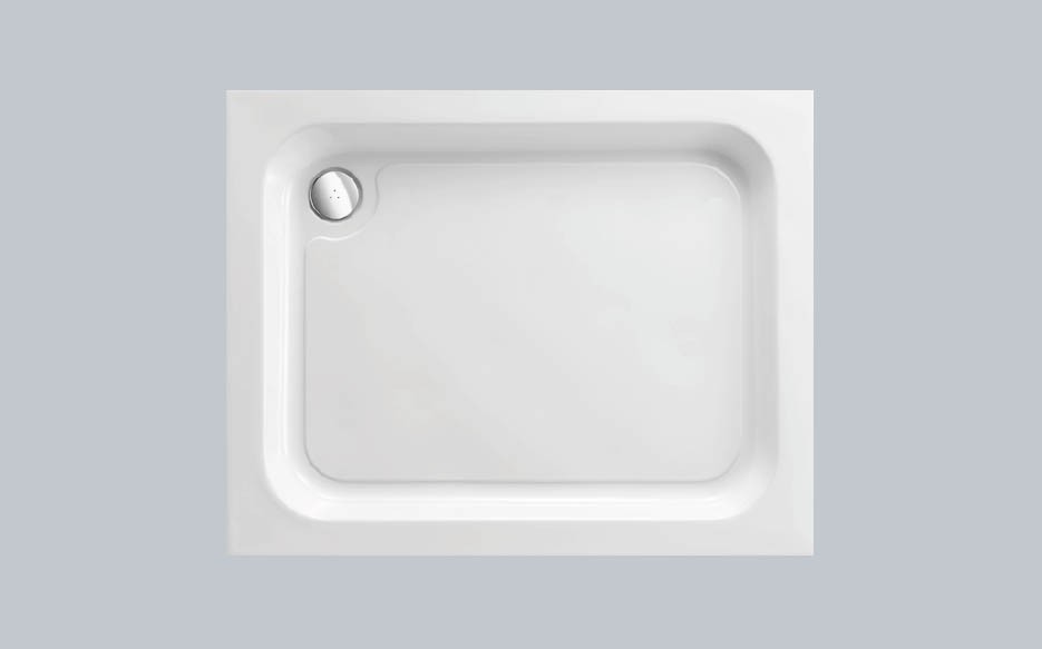 Just Trays Merlin Anti-Slip Rectangular Shower Tray 1400x900mm White (Shower Tray Only) [AS1490M100]