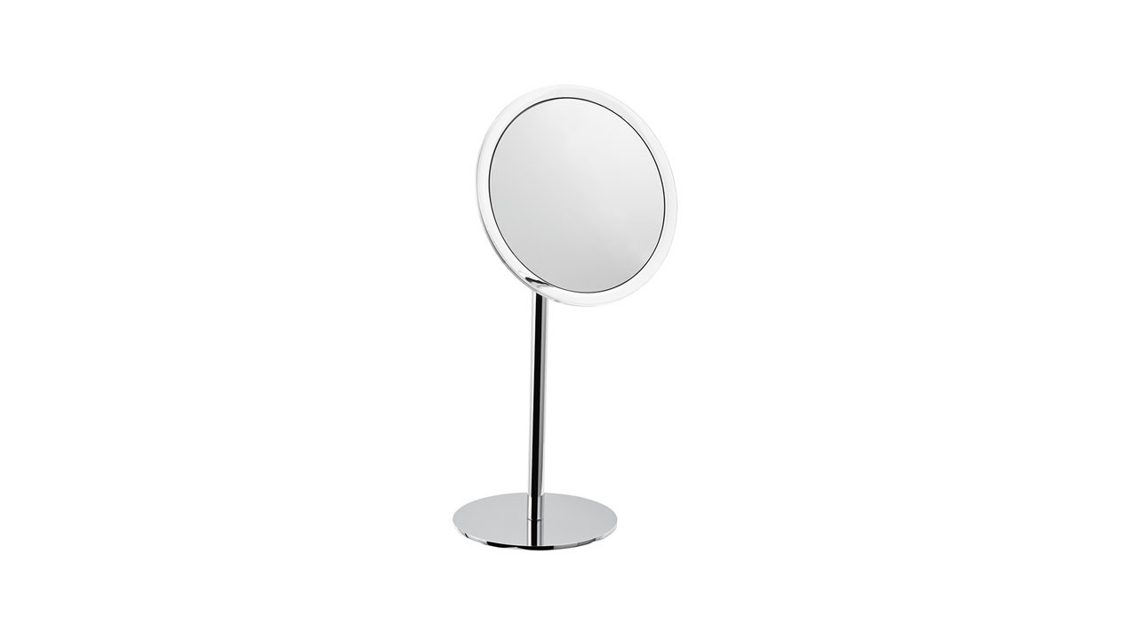 Inda Magnifying Mirror 3 x Magnification 20 x 41h x 15cm. - Chrome [AV058PCR]